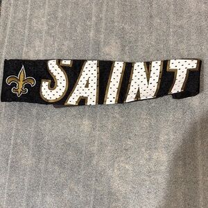 SAINTS Black and Gold Hairband